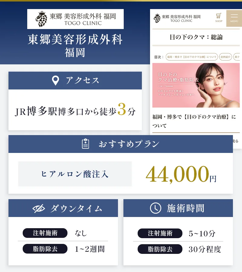 東郷美容形成外科 福岡